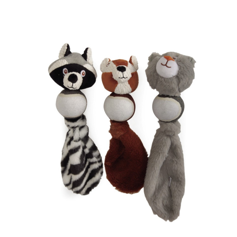 Peluche avec balle de tennis