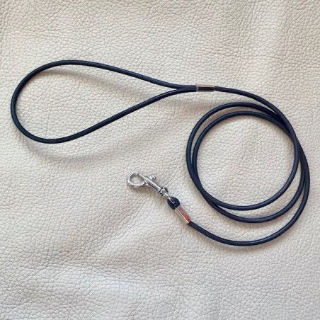 Laisse Cuir Rond JULES-CUIR