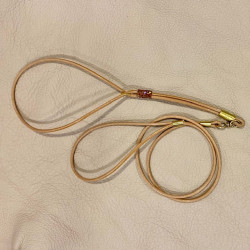 Laisse de Présentation Cuir Rond