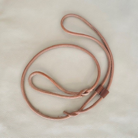 Laisse Cuir Rond JULES-CUIR