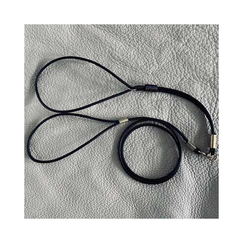 Laisse de Présentation Cuir Rond