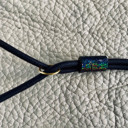 Laisse de Présentation Cuir Rond