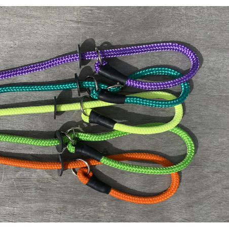 Laisse lasso  8 mm avec Bloqueur JULES&JULIE
