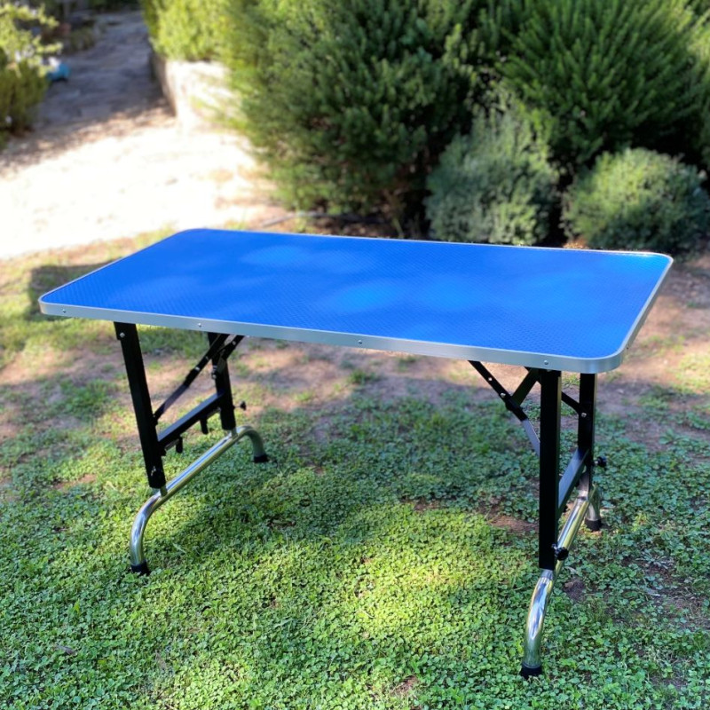Table de toilettage réglable grand chien