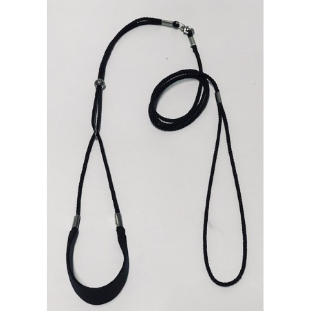 Laisse sous gorge cuir