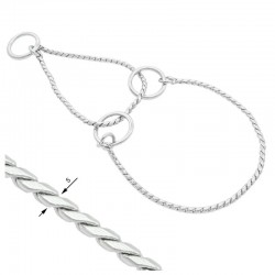 Collier Semi Etrangleur Maille Américaine