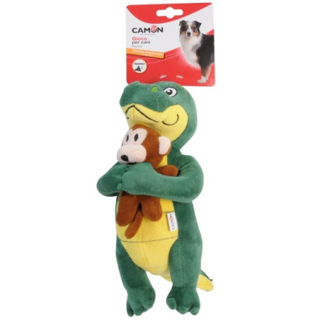Alligator et son petit singe